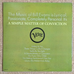 画像2: Bill Evans / Shelly Manne / Eddie Gomez - A Simple Matter Of Conviction