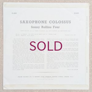 画像2: Sonny Rollins - Saxophone Colossus