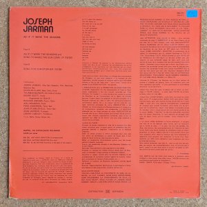 画像2: Joseph Jarman - As If It Were The Seasons