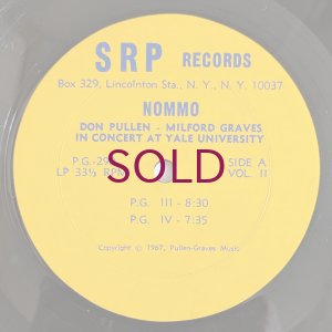 画像3: Milford Graves / Don Pullen - Nommo