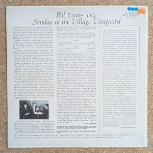 画像2: Bill Evans Trio - Sunday At The Village Vanguard