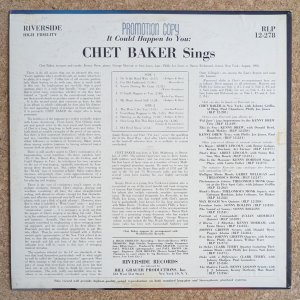 画像2: Chet Baker - It Could Happen To You