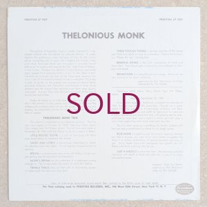 画像2: Thelonious Monk Trio
