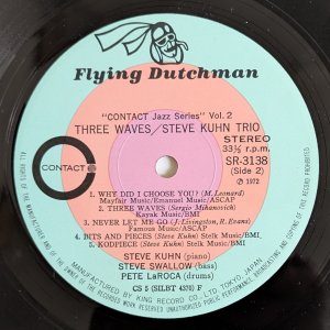 画像6: Steve Kuhn Trio - Three Waves