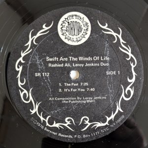 画像3: Rashied Ali / Leroy Jenkins - Swift Are The Winds Of Life