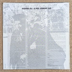 画像2: Rashied Ali / Leroy Jenkins - Swift Are The Winds Of Life