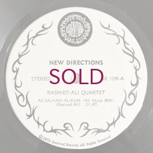 画像3: Rashied Ali Quartet - New Directions In Modern Music
