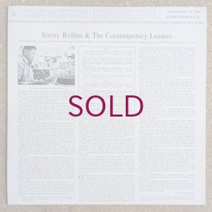 画像2: Sonny Rollins & The Contemporary Leaders