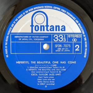 画像4: Cecil Taylor Jazz Unit - Nefertiti, The Beautiful One Has Come