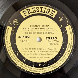 画像4: Sonny Criss Orchestra - Sonny's Dream (Birth Of The New Cool)
