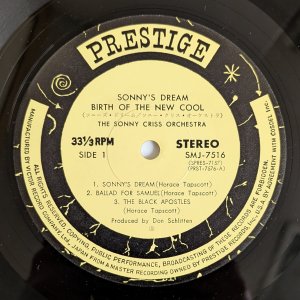 画像3: Sonny Criss Orchestra - Sonny's Dream (Birth Of The New Cool)