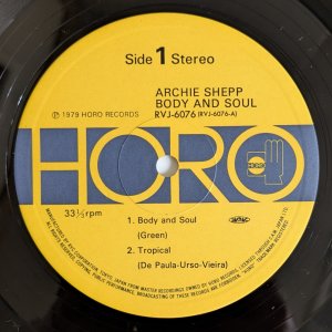画像3: Archie Shepp - Body & Soul