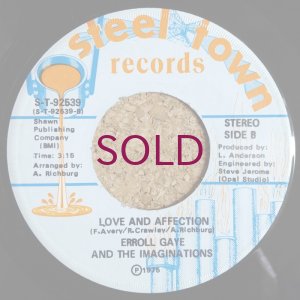 画像2: Erroll Gaye & The Imaginations - You Don't Want My Love / Love & Affection