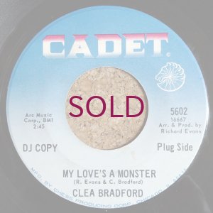 画像1: Clea Bradford - My Love's A Monster / Summertime