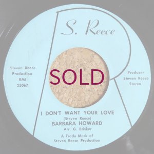 画像1: Barbara Howard - I Don't Want Your Love / The Man Above