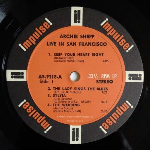 画像2: Archie Shepp - Live In San Francisco