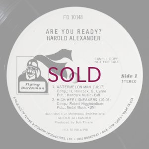 画像2: Harold Alexander - Are You Ready?