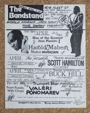 画像1: Harold Mabern etc. concert flyer