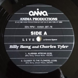 画像2: Billy Bang / Charles Tyler - Live At Green Space