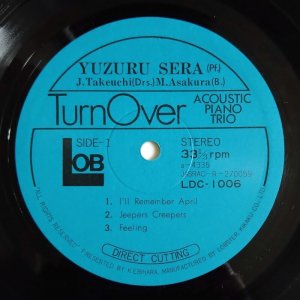 画像2: Yuzuru Sera Trio / Kenji Enatsu Trio - Turn Over