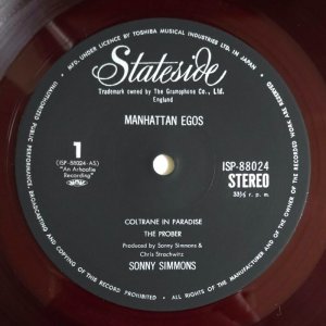 画像2: Sonny Simmons - Manhattan Egos