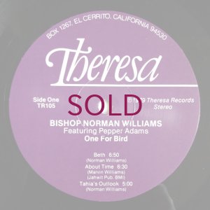 画像2: Bishop Norman Williams feat. Pepper Adams - One For Bird