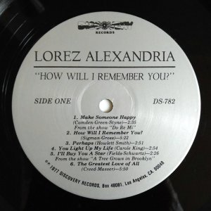 画像2: Lorez Alexandria - How Will I Remember You?