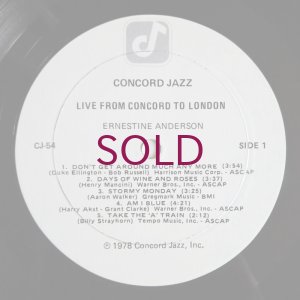 画像2: Ernestine Anderson - Live From Concord To London