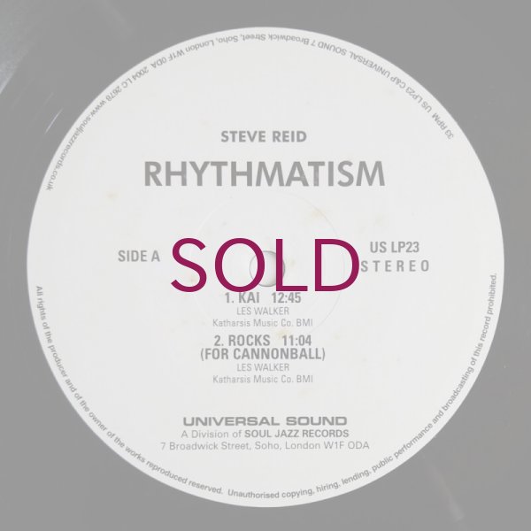 Steve Reid / Rhythmatism（LP） Steve Reid - Rhythmatism - UNIVERSOUNDS