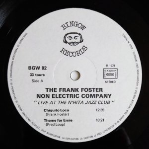 画像2: Frank Foster Non Electric Company - Live At The N'hita Jazz Club