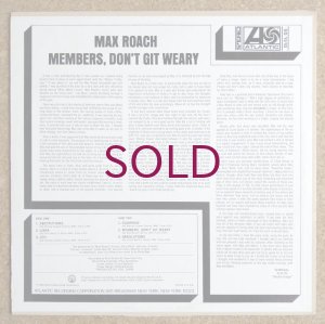 画像2: Max Roach - Members, Don't Git Weary