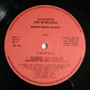 画像3: Marion Brown - La Placita