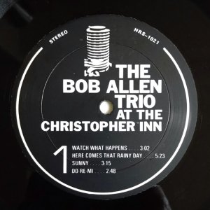 画像3: Bob Allen Trio - At The Christopher Inn