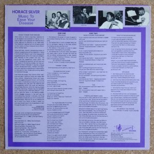 画像2: Horace Silver - Music To Ease Your Disease