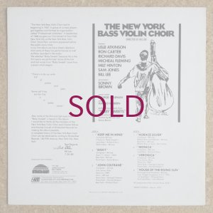画像2: New York Bass Violin Choir - New York Bass Violin Choir