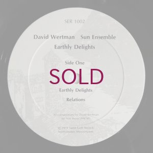 画像3: David Wertman Sun Ensemble - Earthly Delights