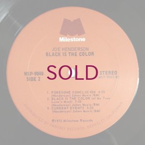 画像4: Joe Henderson - Black Is The Color