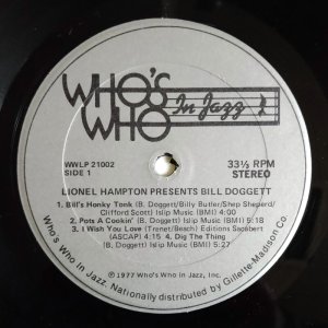 画像3: Bill Doggett - Lionel Hampton Presents Bill Doggett