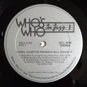 画像4: Bill Doggett - Lionel Hampton Presents Bill Doggett