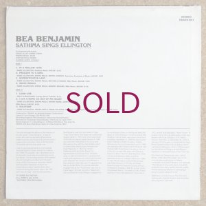 画像2: Sathima Bea Benjamin - Sings Ellington