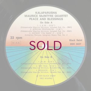画像4: Kalaparusha Maurice McIntyre Quartet - Peace & Blessings