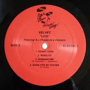 画像4: B.J. Franklin & Friends - Velvet / Live