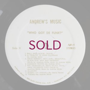 画像4: Andrew White - Who Got De Funk?