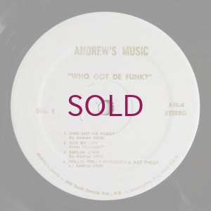 画像3: Andrew White - Who Got De Funk?