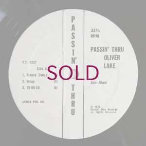 画像3: Oliver Lake - Passing Thru