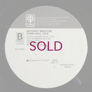 画像6: Anthony Braxton - Town Hall 1972