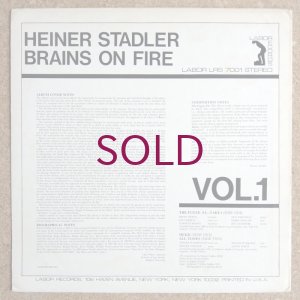 画像2: Heiner Stadler - Brains On Fire Vol.1