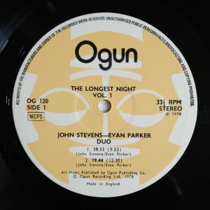 画像3: John Stevens / Evan Parker - The Longest Night Vol.1
