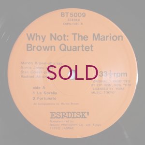 画像3: Marion Brown - Why Not