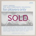 Leroy Jenkins / The Jazz Composer's Orchestra - For Players Only